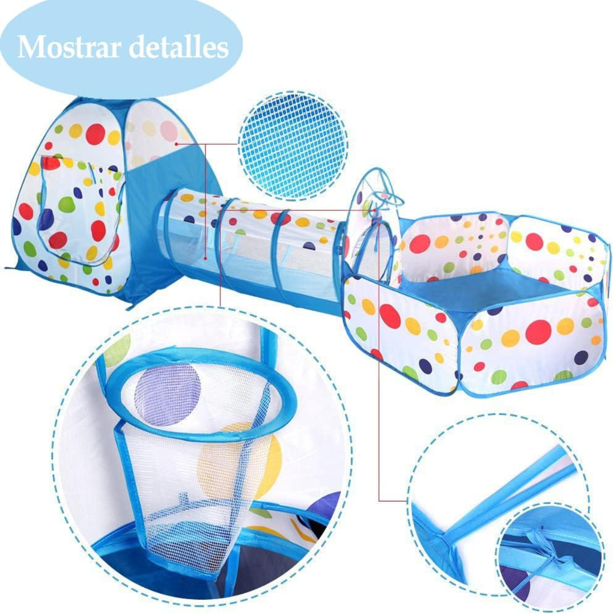 Parque Infantil Con Tunel De Aventuras